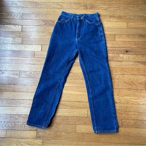 Vintage 80s 90s Lee straight leg jeans 100% cotton size 2